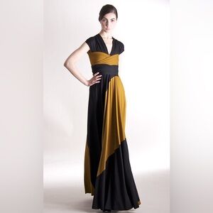 Butter by Nadia Tarr Colorblock Maxi Dress